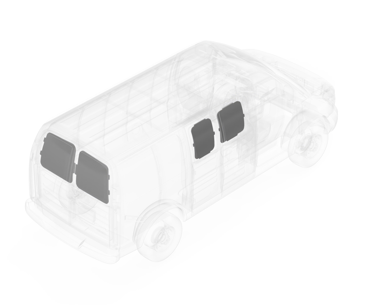 DuraTherm Door Liner Hinged Side Doors GMC Savana (all WB lengths) DuraTherm Door Liner Hinged Side Doors GMC Savana (all WB lengths)