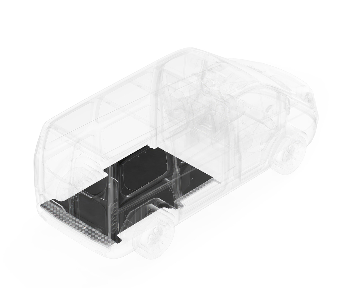 EVOLVE Flooring With Sills Pro-Power Option Ford Transit 130 EVOLVE Flooring With Sills Pro-Power Option Ford Transit 130