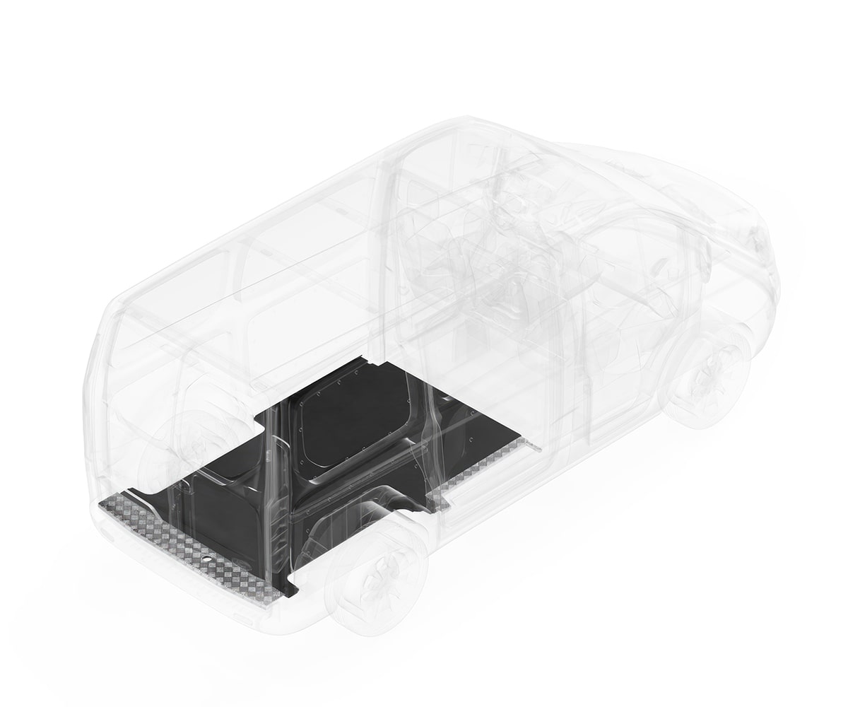 StabiliGrip Kit With Sills OEM Door Trim Ford Transit 130 StabiliGrip Kit With Sills OEM Door Trim Ford Transit 130