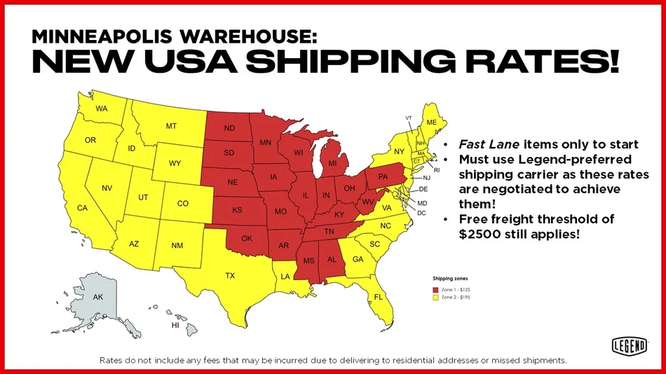 US Warehouse to USA Only